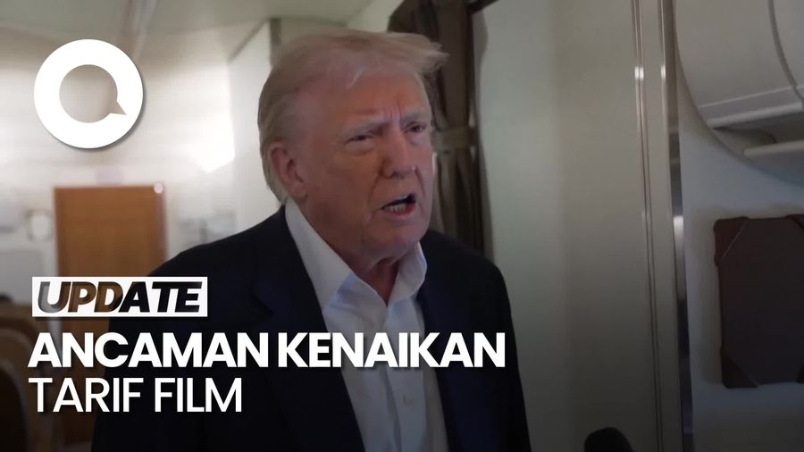 Video: Trump Ancam Patok Tarif 100% untuk Film yang Dibuat di Luar AS