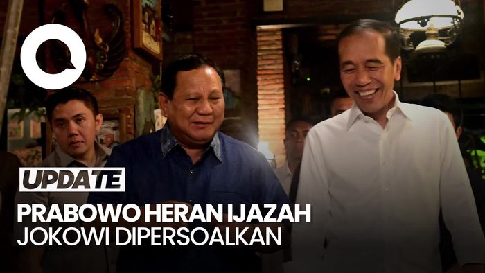 Video Prabowo Heran Ijazah Jokowi Dipersoalkan: Nanti Ijazah Saya Ditanya