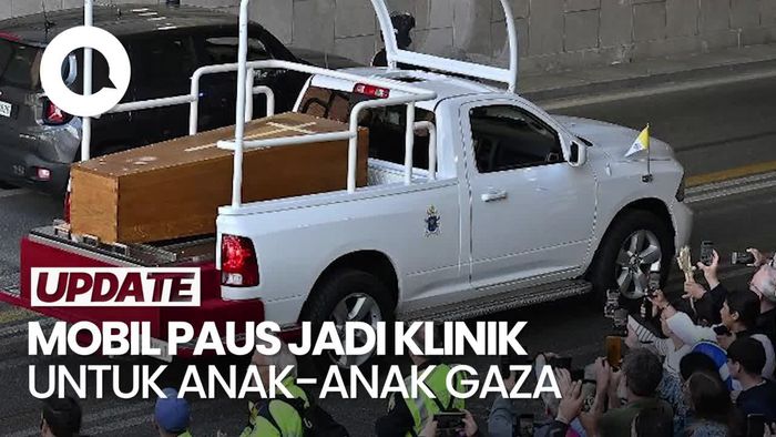 Video: Mobil Paus Fransiskus Akan Jadi Klinik Keliling Anak-anak di Gaza
