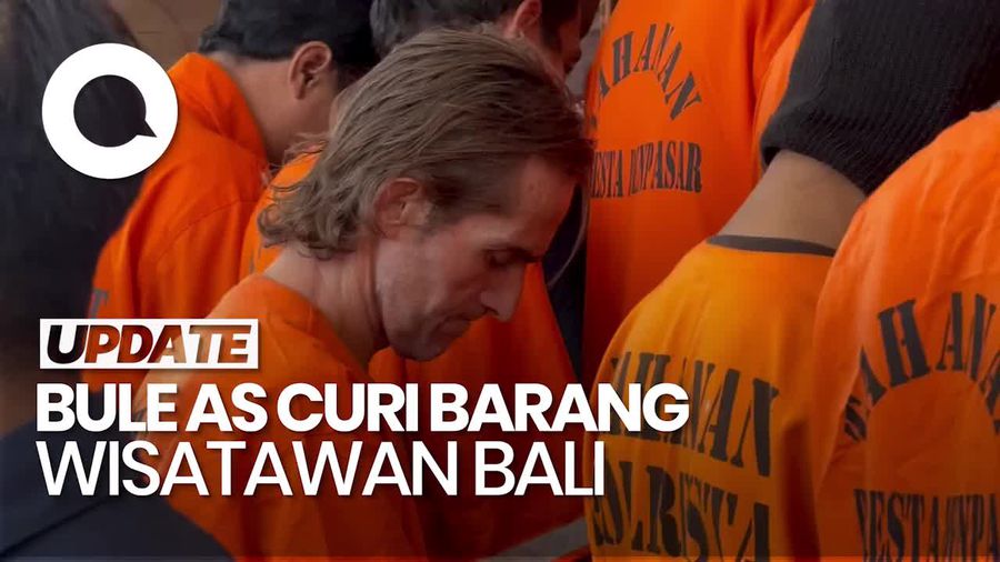 Video Bule AS Pura-pura Jadi Tamu Hotel di Bali Lalu Curi Barang Wisatawan