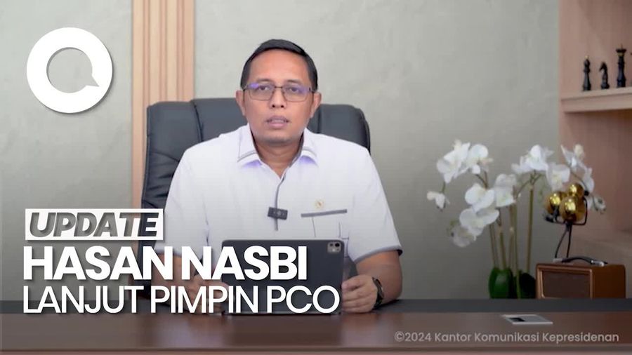 Video Hasan Nasbi: Saya Diperintahkan Meneruskan Tugas Pimpin PCO