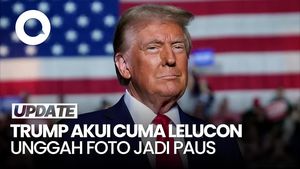 Video Trump Tepis Dihujat gegara Unggah Foto Jadi Paus: Umat Katolik Suka