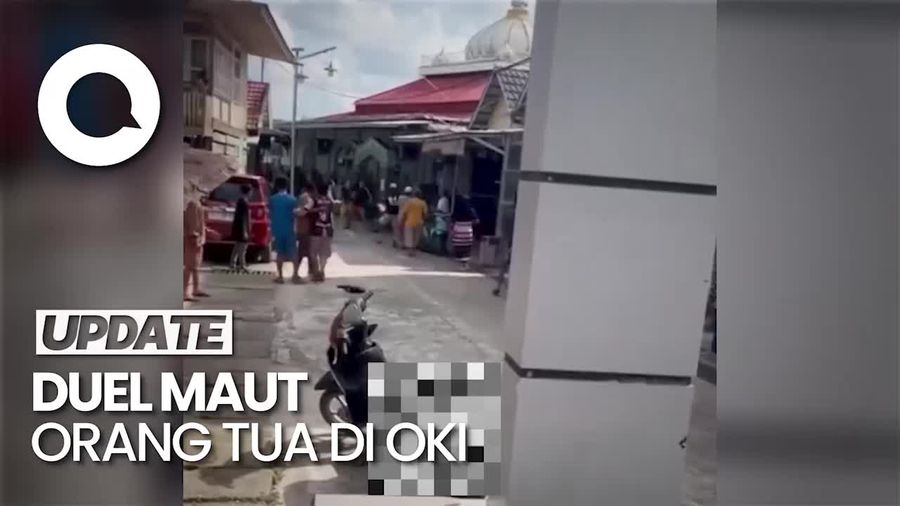 Video: Duel Maut Orang Tua di OKI gegara Anak Berkelahi, 1 Orang Tewas