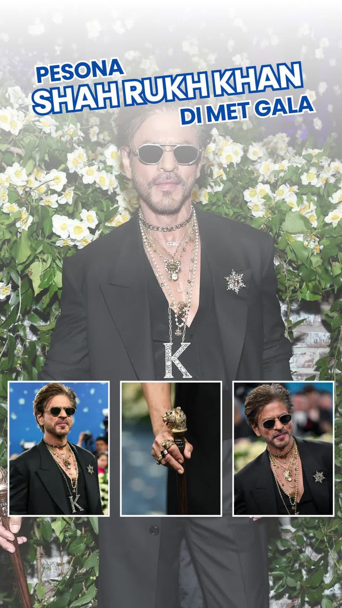 Video: Melihat Debut Shah Rukh Khan di Met Gala 2025