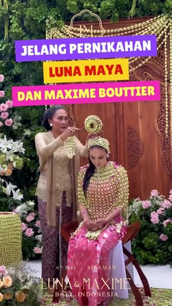 Video: Momen Siraman Luna Maya yang Kental dengan Nuansa Jawa