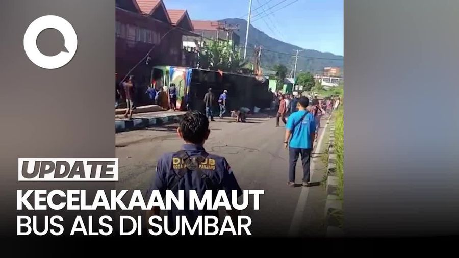 Video: 12 Orang Tewas dalam Kecelakaan Bus ALS di Padang Panjang