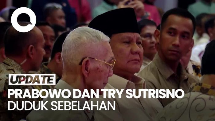 Video Prabowo dan Try Sutrisno Duduk Bareng di Halalbihalal Purn TNI-Polri
