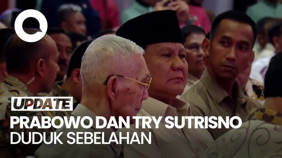 Video Prabowo dan Try Sutrisno Duduk Bareng di Halalbihalal Purn TNI-Polri