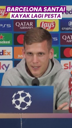 Video Barcelona Nggak Ada Tegang-tegangnya Jelang Lawan Inter