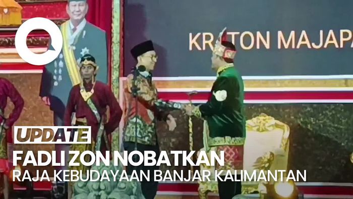 Video: Fadli Zon Nobatkan Cevi Yusuf Jadi Raja Kebudayaan Banjar Kalimantan