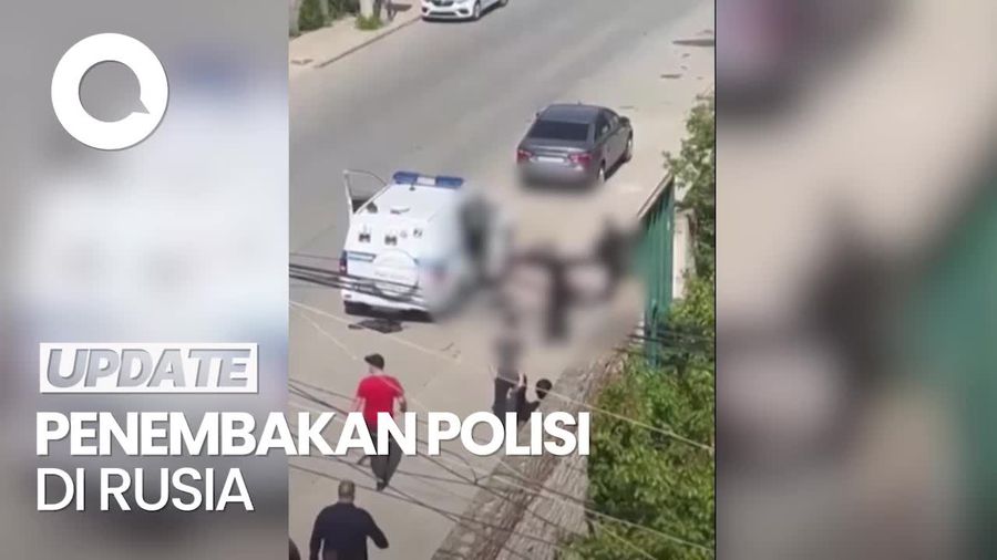 Video: Kelompok Bersenjata Tembaki Polisi di Rusia, 3 Petugas Tewas