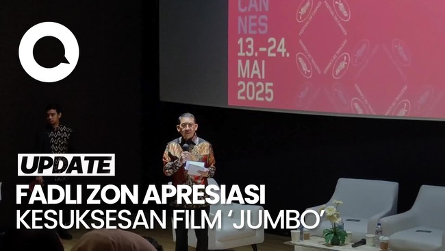 Video: Apresiasi Fadli Zon untuk Film Jumbo yang Hampir Capai 9 Juta Penonton