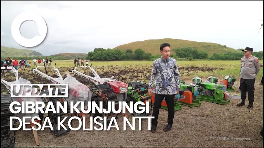 Video: Gibran Kunjungi Desa Kolisia NTT, Petani Ngeluh soal Pupuk-Irigasi 