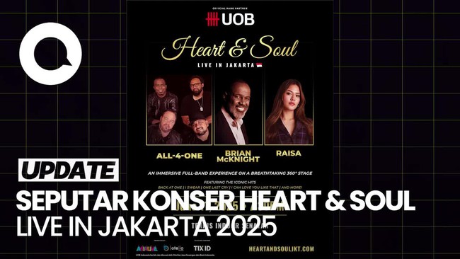 Video: Gambaran Panggung 360 Derajat Heart & Soul, Dibintangi Brian McKnight hingga Raisa