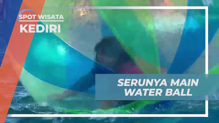 Bersantai dan Bersenang-Senang di Water Ball, Bukit Dhoho Indah, Kediri