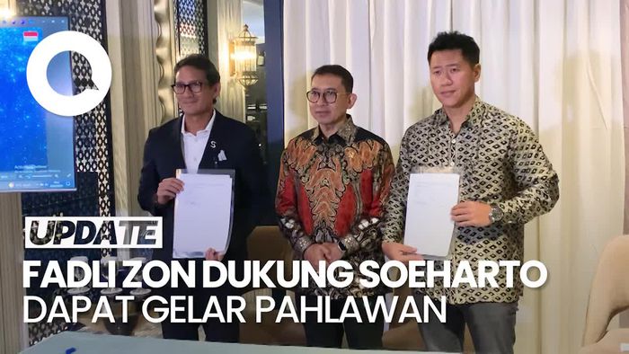 Video Fadli Zon: Soeharto Sangat Layak Diberi Gelar Pahlawan Nasional