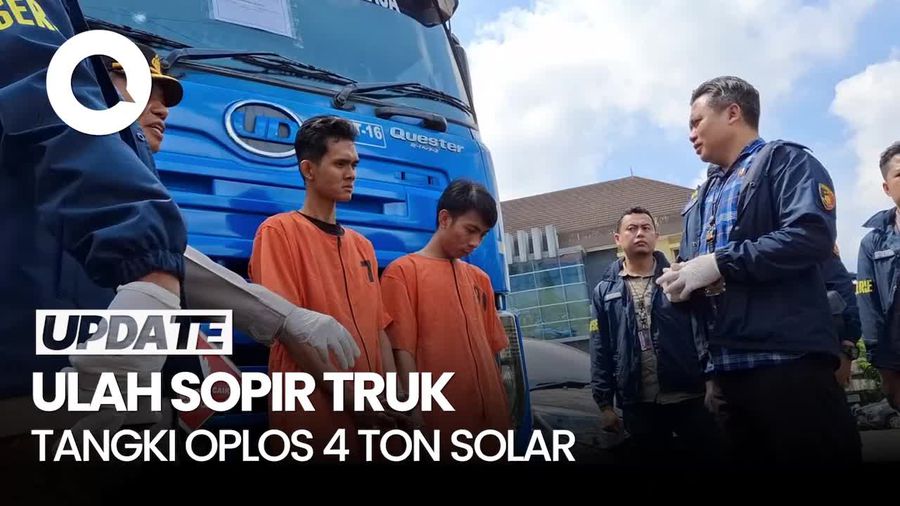 Video: 2 Sopir Truk BBM Ditangkap gegara Oplos 4 Ton Solar Dengan Minyak Sulingan