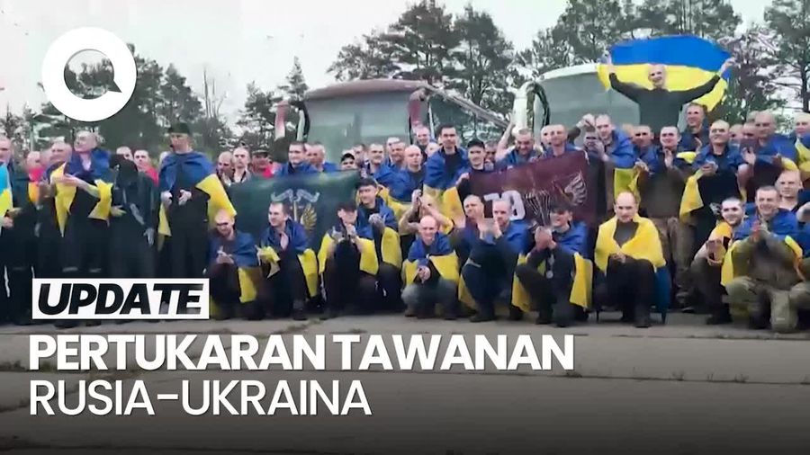 Video: Rusia dan Ukraina Saling Tukar 205 Tawanan Perang