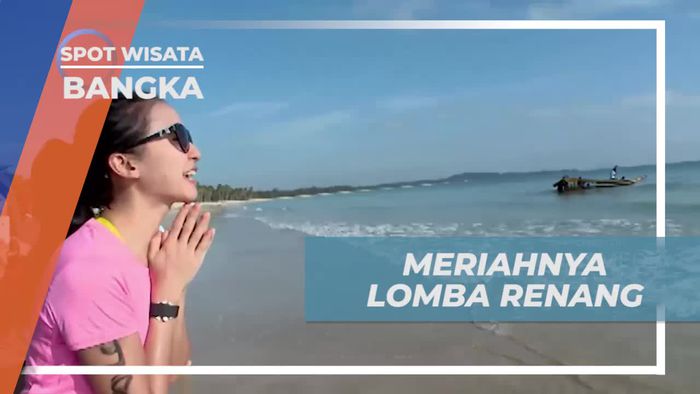 Nikmati Atmosfer Meriah Lomba Renang yang Seru di Bangka