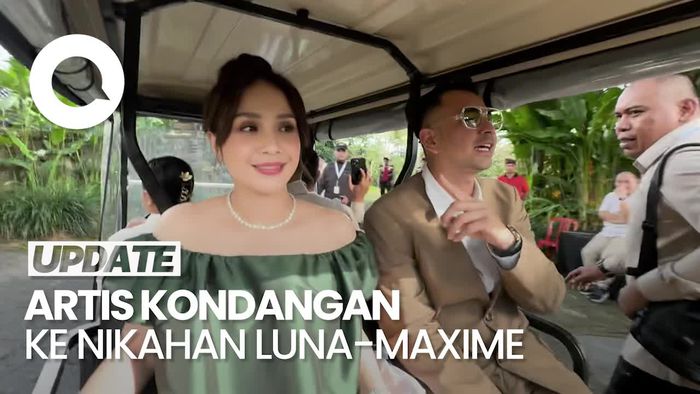 Video: Sederet Artis Hadiri Pernikahan Luna Maya-Maxime, Ada Raffi-Gigi