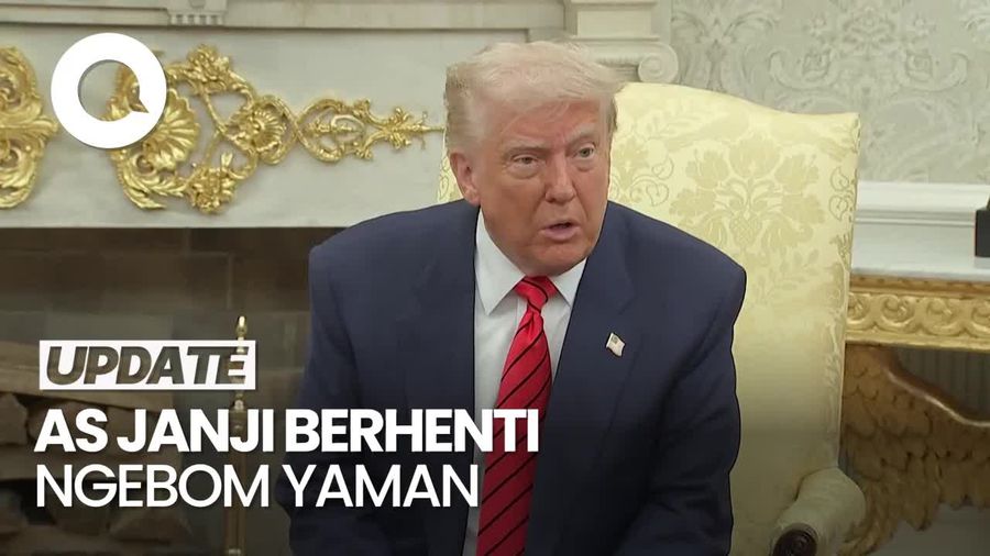 Video: Trump Setop Ngebom Yaman, Sebut Houthi Menyerah