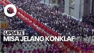 Video: Momen Ratusan Kardinal Ikuti Misa Jelang Konklaf