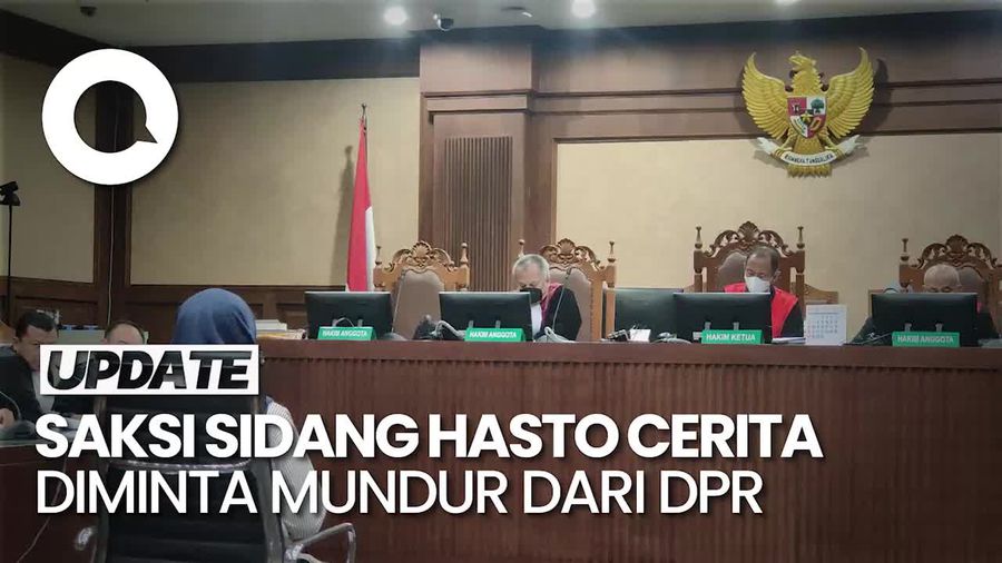 Video: Saksi Sidang Hasto Menangis saat Cerita soal Diminta Mundur dari DPR
