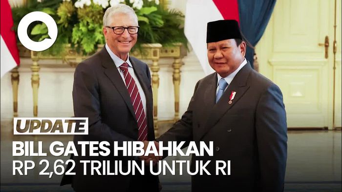 Video Prabowo: Bill Gates Sudah Hibahkan Rp 2,62 Triliun untuk RI