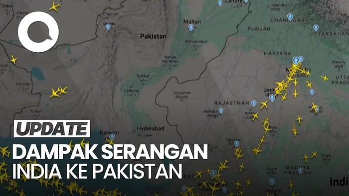 Video: Penerbangan Hindari Wilayah Pakistan Akibat Serangan India