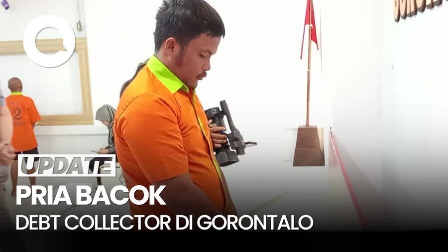 Video: Pria di Gorontalo Tikam Debt Collector gegara Kesal Motornya Pernah Ditarik