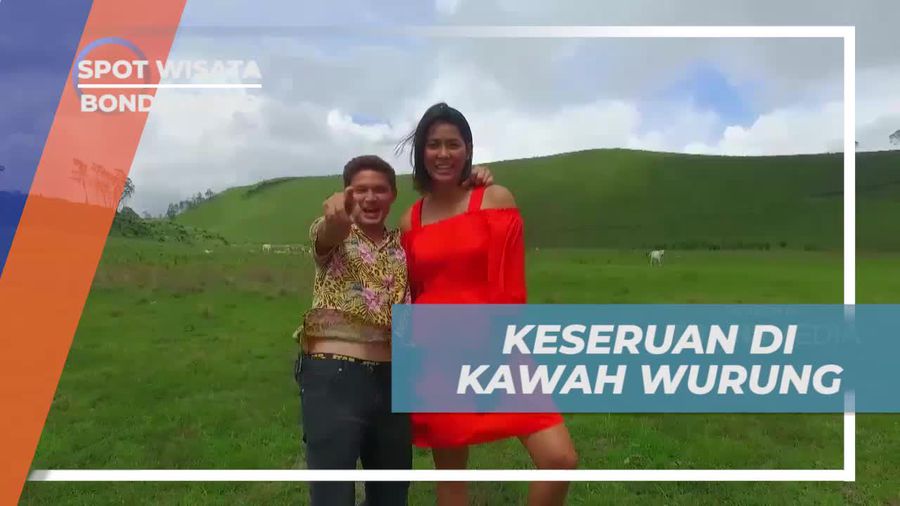 Saksikan Momen Romantis di Kawah Wurung yang Hijau Kian Mempesona