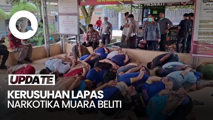 Video: Ricuh Lapas Narkotika Muara Beliti Musi Rawas, Kaca Pecah-Fasilitas Rusak