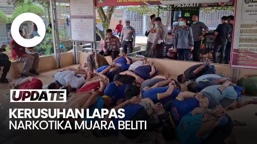 Video: Ricuh Lapas Narkotika Muara Beliti Musi Rawas, Kaca Pecah-Fasilitas Rusak
