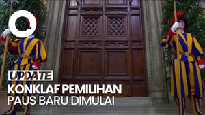 Video Detik-detik Pintu Kapel Sistina Dikunci, Konklaf Pilih Paus Baru Dimulai!