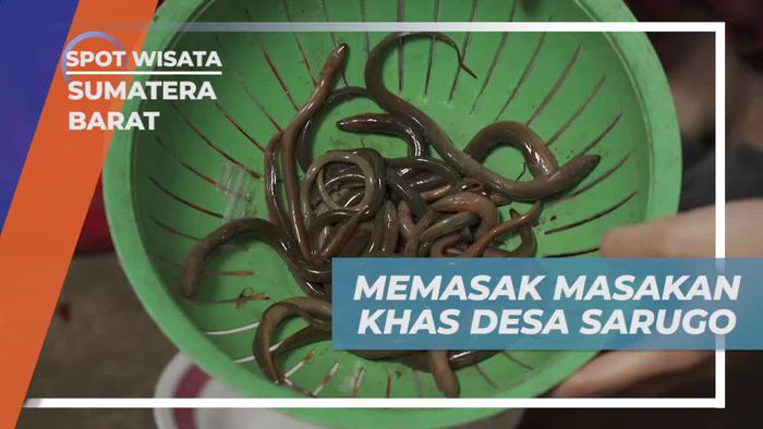 Memasak Masakan Khas Desa Sarugo Dengan Selebriti di Sumatera Barat