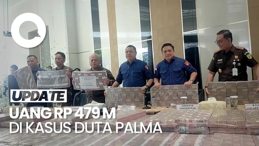 Video: Kejagung Pamerkan Uang Sitaan Rp 479 M dari Kasus Duta Palma