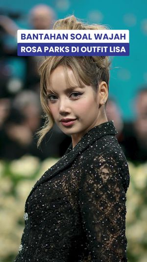 Video: Tak Ada Wajah Aktivis Rosa Parks di Outfit Met Gala Lisa BLACKPINK