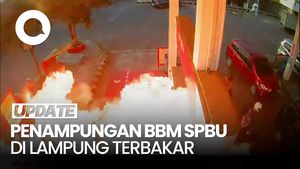 Video Detik-detik Penampungan BBM SPBU Antasari Bandar Lampung Terbakar