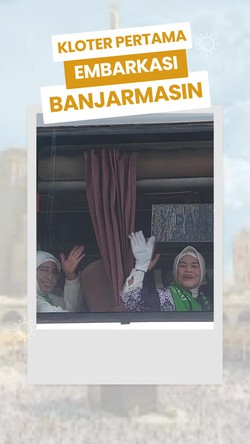 Video: Melepas Kloter Pertama Embarkasi Banjarmasin ke Tanah Suci