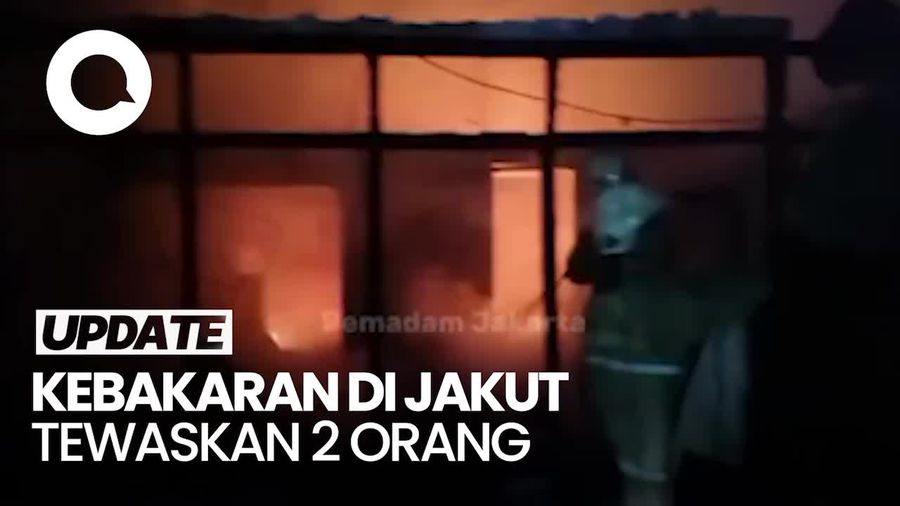 Video Kebakaran di Pademangan Jakut Tewaskan Bapak-Anak