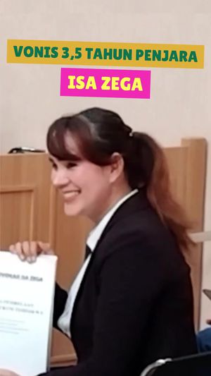 Video: Isa Zega Divonis 3,5 Tahun Penjara di Kasus Pencemaran Nama Baik 