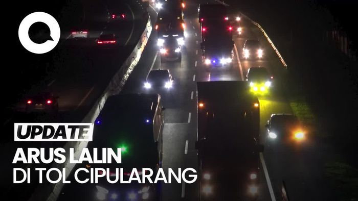 Video: Pantauan Malam Ini Tol Cipularang Arah Bandung saat Long Weekend