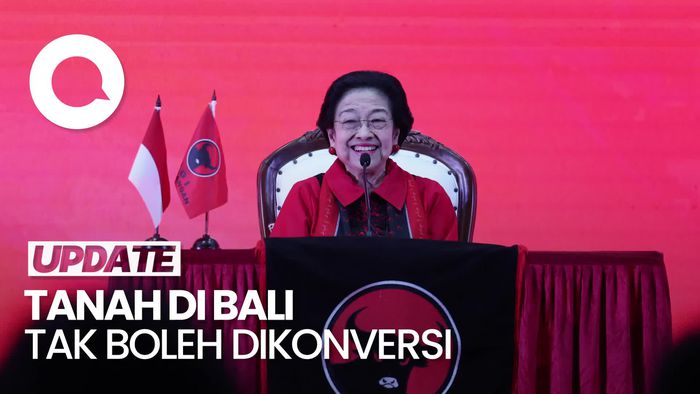 Video Megawati: Tanah Subur di Bali Tidak Boleh Dikonversi!