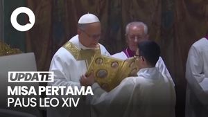 Video Paus Leo XIV Gelar Misa Pertama di Kapel Sistina