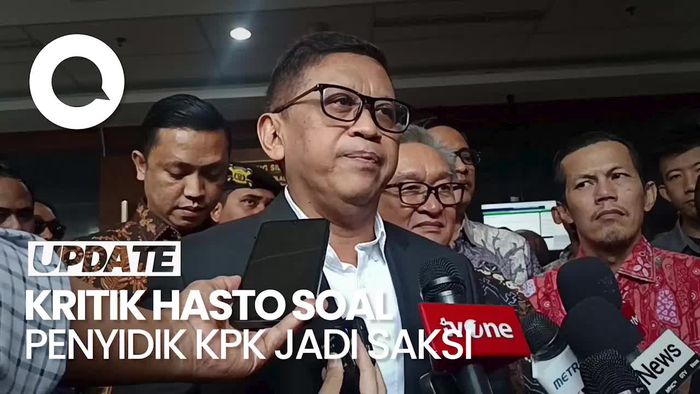 Video Hasto Kritik Penyidik KPK Jadi Saksi Sidang: Fakta yang Ada Tidak Cukup Kuat