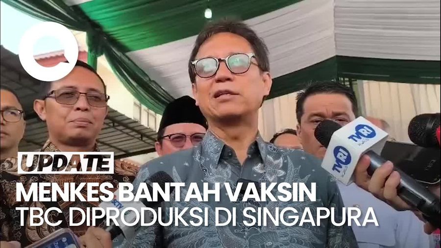 Video Menkes Budi Tepis Isu Vaksin TBC Diproduksi di Singapura: Hoax!