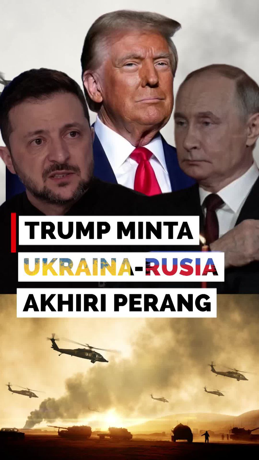  Video Pesan Trump ke Putin-Zelensky: Akhiri Perang Bodoh Ini!