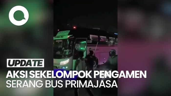 Video: Sekelompok Pengamen Serang Bus Primajasa di Tangerang, Polisi Selidiki