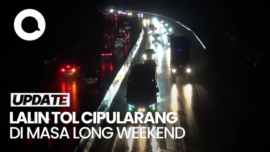 Video: Memasuki Long Weekend, Tol Cipularang Arah ke Bandung Ramai