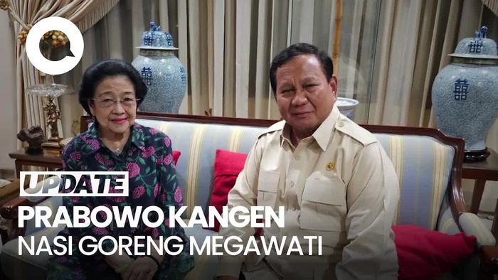 Video: Kala Prabowo Kangen Nasi Goreng Racikan Megawati